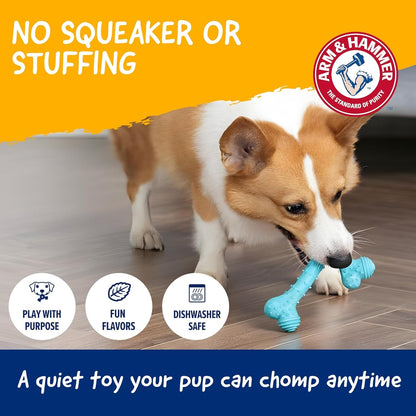 Arm and Hammer Nubbies T-Bone Dental Dog Chew Toy with Peanut Butter Flavor, TPR Nubs Clean Teeth and Gums, Durable Nylon Chew for Aggressive Chewers, Helps Reduce Plaque and Tartar6