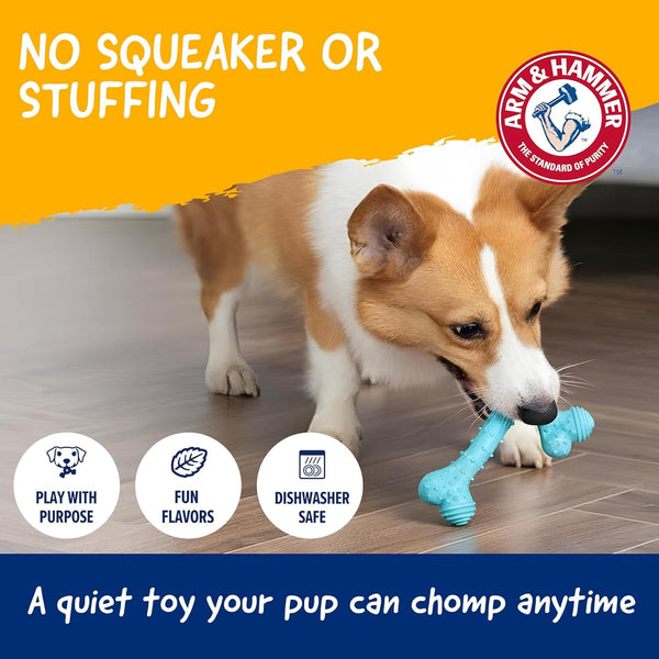 Arm and Hammer Nubbies T-Bone Dental Dog Chew Toy with Peanut Butter Flavor, TPR Nubs Clean Teeth and Gums, Durable Nylon Chew for Aggressive Chewers, Helps Reduce Plaque and Tartar6