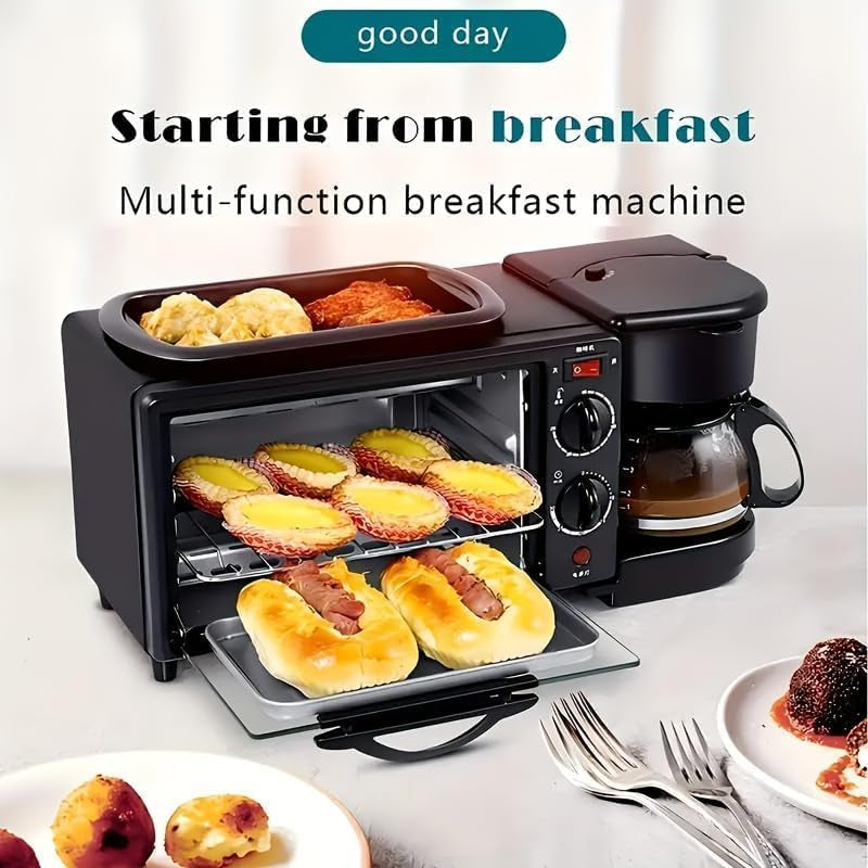 3-in-1-breakfast-station-with-coffee-maker-automatic-timed-2-38-gallon-antirust-bread-oven-frying-pan-multifunctional-sandwich-maker-healthy-snacks-or-desserts-breakfast-station