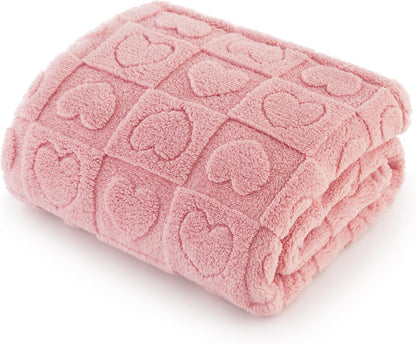 Bedsure Dog Blanket for Small Dogs Puppy Cats with Soft Fleece 25X35 White | 300GSM Fuzzy Jacquard Doggy Kitten Blanket Washable for Crate Cage, Pet Bed, Indoor Cats, Puppy Essentials, Cute Dog Gift14