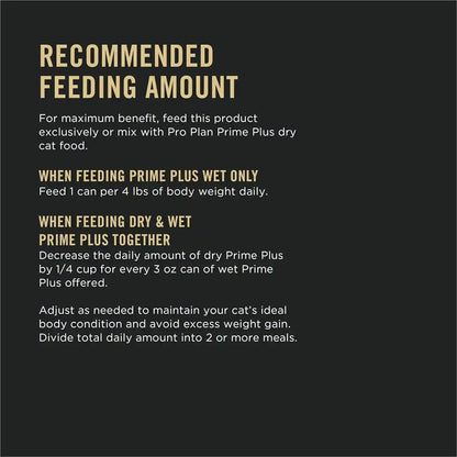 Purina Pro Plan Grain Free Senior Wet Cat Food Variety Pack Pate, SENIOR Seafood Favorites - (2 Packs of 12) 3 Oz. Cans9