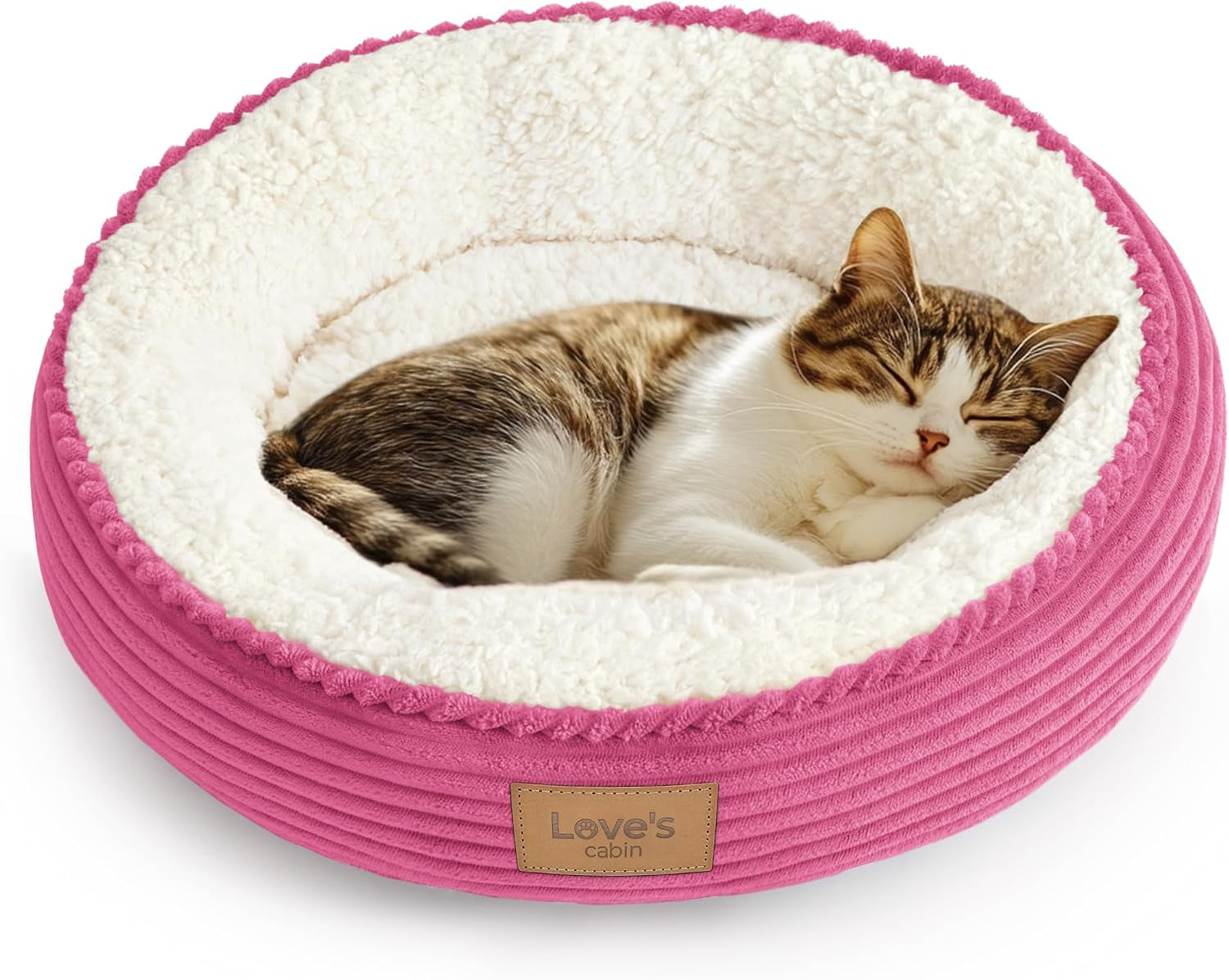 loves-cabin-round-donut-cat-and-dog-cushion-bed-20in-bed-for-cats-or-small-dogs-anti-slip-water-resistant-bottom-super-soft-durable-fabric-pet-beds-washable-luxury-cat-dog-bed-gray