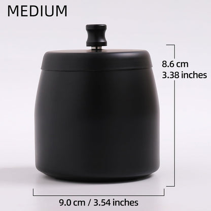 Ashtray with Lid for Cigarette, Stainless Steel Smokeless Odorless Windproof Ashtrays for Home Office Tabletop outside Patio Outdoor Balcony(3.54"X3.0"X3.38")2