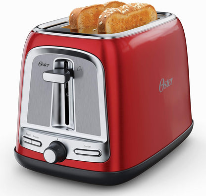Oster® 2-Slice Toaster with Advanced Toast Technology Candy Apple Red1