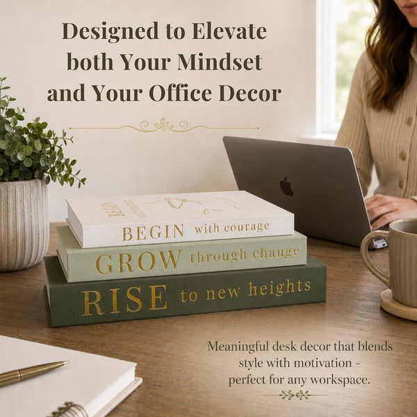 Decorative Books for Home Decor | Elevate Your Bookshelf Decor with Coffee Table Books (Fake Books Set of 3) | Faux Books for Decoration | Hollow Book Box with Hidden Storage | Decorative Storage Box7