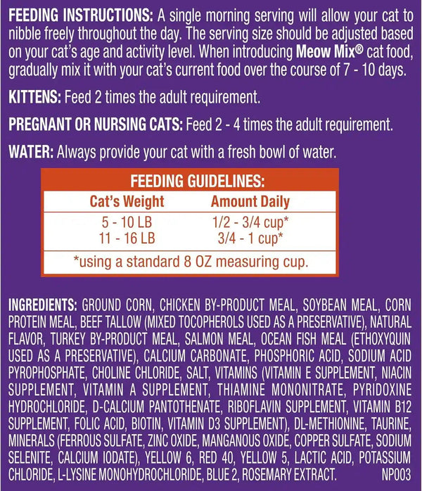 Meow Mix Original Choice Dry Cat Food, 6.3 Pound Bag5