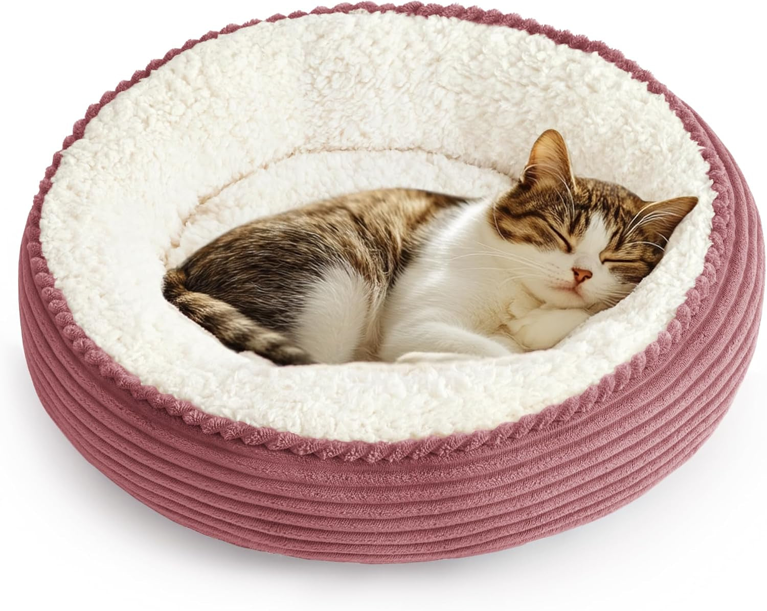 loves-cabin-round-donut-cat-and-dog-cushion-bed-20in-bed-for-cats-or-small-dogs-anti-slip-water-resistant-bottom-super-soft-durable-fabric-pet-beds-washable-luxury-cat-dog-bed-gray