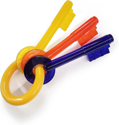 Nylabone Puppy Chew Teething Key Ring Dog Chew Toy, Bacon Flavor, Small | Medium Breeds, Soothing Teething Toys for Puppies, Puppy Enrichment, Freeze for Added Comfort, for Puppies up to 35 Lbs1