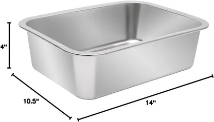 Kichwit 1.8 Gallons Large Dog Bowl, Stainless Steel Pan | Food Grade, Dishwasher Safe10