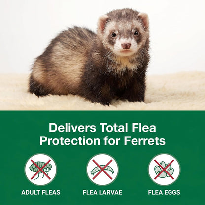 Ferret Flea Prevention, 4-Month Supply (2.5 Ml High-Volume Tube) for Multi-Ferret Households, 1 Lb+ | NDC Non-Nitenpyram Code2