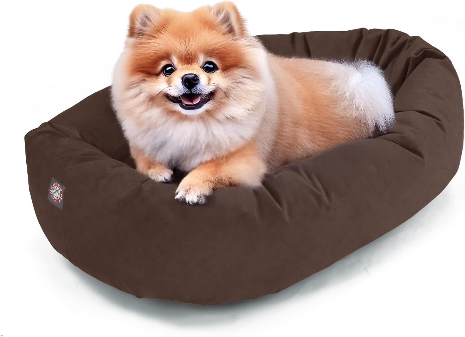 majestic-pet-32-inch-suede-calming-dog-bed-washable-cozy-soft-round-dog-bed-with-spine-support-for-dogs-to-rest-their-head-fluffy-donut-dog-bed-32x23x7-inch-round-pet-bed-medium-sage
