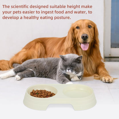 Luxshiny Pet Feeder 8Pcs Anti-Tip Double Feeding Bowls Elevated Cat Food and Water Dishes with Stable Design for Healthy Eating Posture4