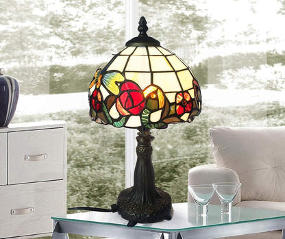 HMJ8033 Metal Base with Diameter 8 Inch Table Lamp Glass Lampshade6