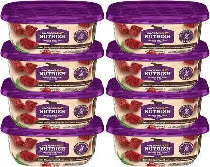 Nutrish Savory Favorites Wet Dog Food Variety Pack, 8 Oz Tubs (Rachael Ray) | Pack of 6, Includes 3 Delicious Flavors of Chicken Paw Pie, Hearty Beef Stew & Savory Lamb Stew, No Artificial Flavors12
