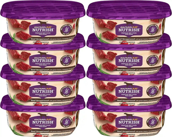 Nutrish Savory Favorites Wet Dog Food Variety Pack, 8 Oz Tubs (Rachael Ray) | Pack of 6, Includes 3 Delicious Flavors of Chicken Paw Pie, Hearty Beef Stew & Savory Lamb Stew, No Artificial Flavors12