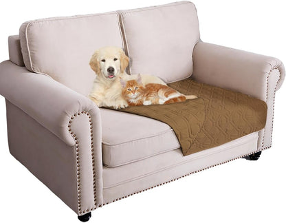 Ameritex Waterproof Dog Bed Cover Pet Blanket for Furniture Bed Couch Sofa Reversible74