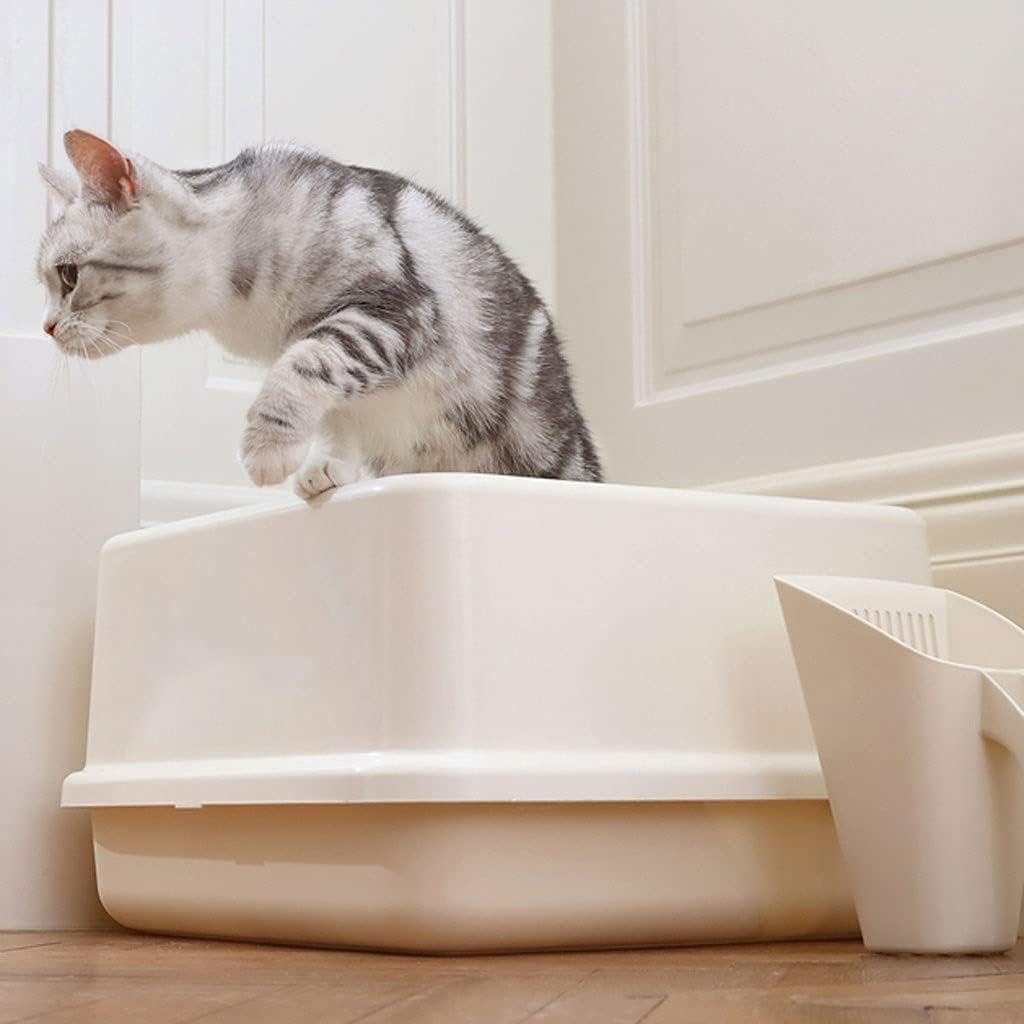 dog-potty-training-toilet-top-entrance-type-cat-litter-pot-semi-closed-toilet-large-space-capacity-sand-bowl-pet-suppliesblue