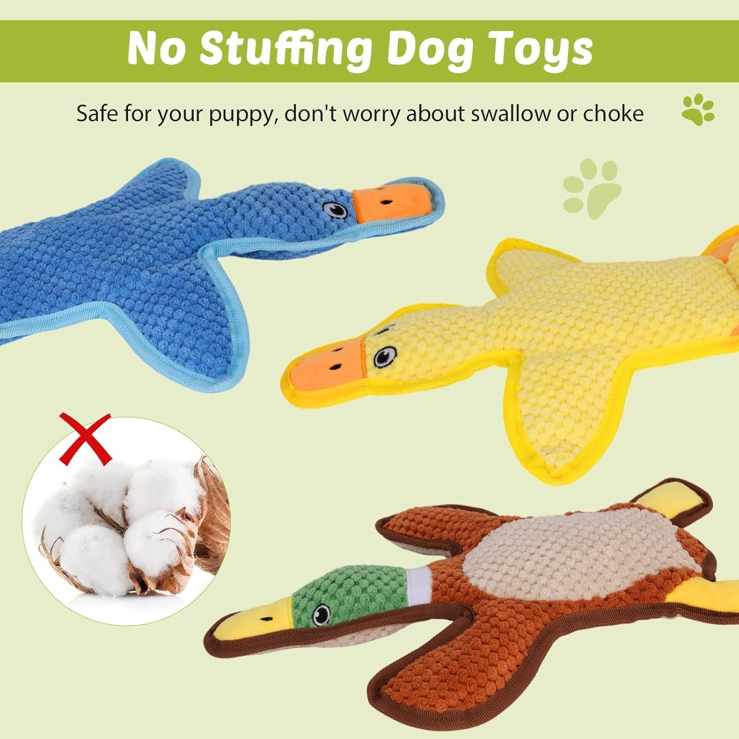 dog-toys-3-pack-cute-duck-shapes-puppy-toys-no-stuffing-squeaky-and-crinkle-interactive-dog-chew-toy-for-small-to-large-breeds