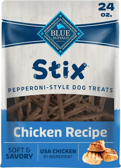 Blue Buffalo Beef Stix Pepperoni-Style Dog Treats, Soft & Meaty Dog Snacks Made in the USA with Real Beef & Natural Ingredients and Enhanced with Vitamins, Minerals, & Other Nutrients, 13 Oz.15