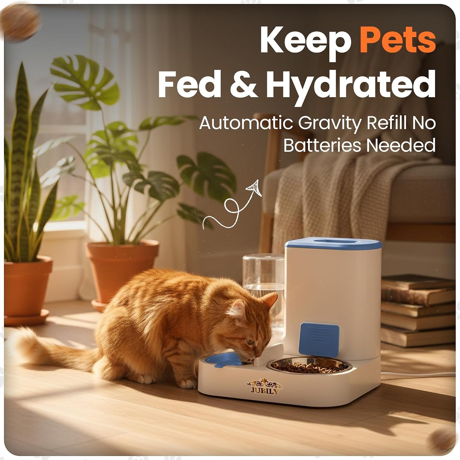 automatic-cat-feeder-water-dispenser-gravity-cat-feeding-station-with-stainless-steel-bowl-2-2l-food-1l-water-capacity-automatic-pet-feeder-for-cats-small-dogs-blue