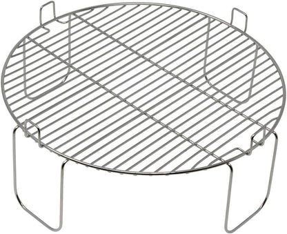 4 Inch Stainless Steel Grill Rack Compatible with Nuwave® Oven Pro, Primo, Nutrichef, Black Decker | Reversible Grate Accessory for Cooking, Baking, Cooling in Infrared Kitchen Convection Toaster Oven1