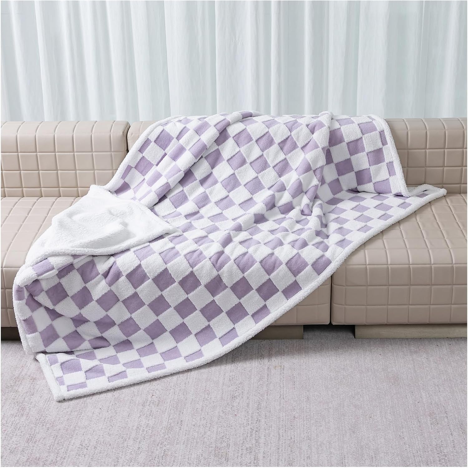 waterproof-pet-blanket-brown-checked-pets-throw-blankets-for-dog-bed-covers-couch-sofa-stylish-jacquard-for-puppy-cats-washable-reversible-furniture-protection-covers-coffee-check-m