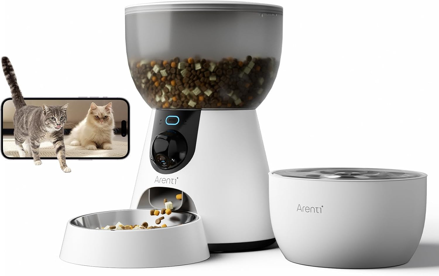 arenti-smart-automatic-cat-feeder-and-water-fountain-4l-pet-feeder-cat-food-dispenser-with-camera-dual-power-app-control-live-view-night-vision-meal-call-hygienic-water-flow-desiccant-bag