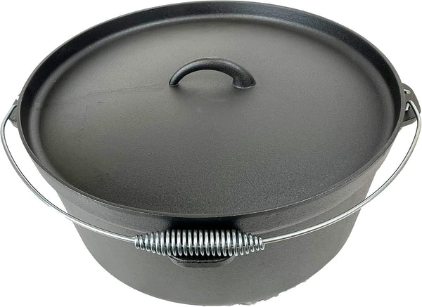 Cast Iron Seasoned Dutch Ovens (12QT)2