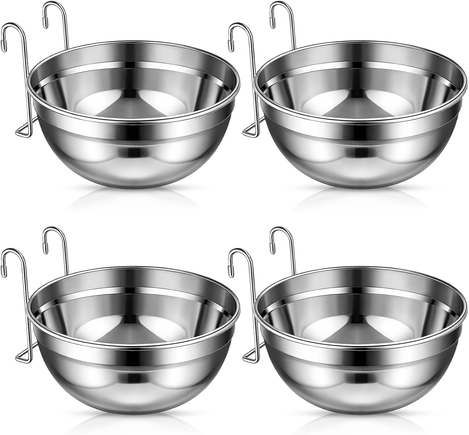 zhehao-4-pack-hanging-dog-water-and-food-bowls-for-kennel-cage-no-spill-dog-crate-water-bowl-stainless-steel-bowls-dish-for-dogs-crate-cage-accessories-35oz-50oz-65oz