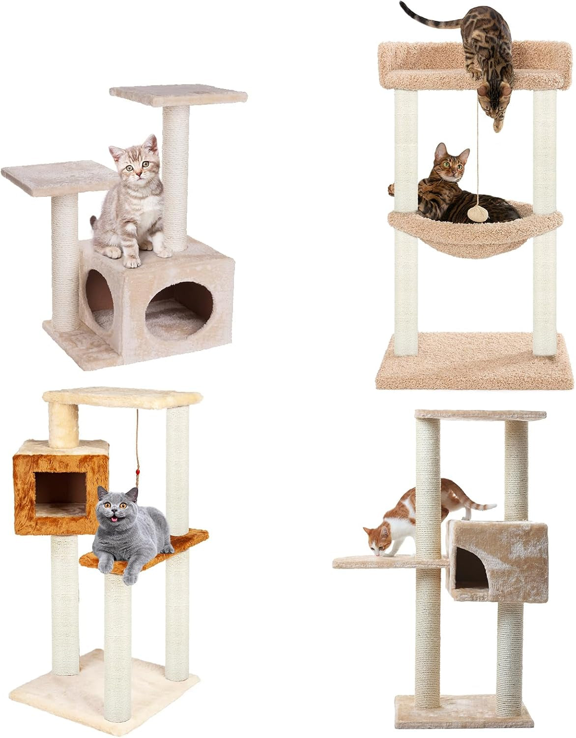 4-pcs-m8-cat-scratching-post-replacement-15-7-x-3-1-inch-sisal-pole-cat-tree-replacement-post-with-screws-refill-scratcher-posts-for-indoor-kitten-tree-tower-spare-cat-furniture-protector