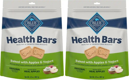 Blue Buffalo Mini Health Bars Apples & Yogurt Crunchy Dog Biscuits, Bite-Sized for Training, Oven-Baked with Real Apples & Natural Ingredients, Healthy Dog Treats, 16 Oz.11