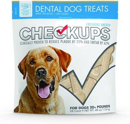 Checkups Dental Dog Treats, 24 Treats - 48 Oz.6