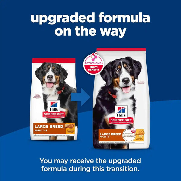 Hill'S Science Diet Large Breed Dry Dog Food | #1 Veterinarian Recommended, Adult 1-5 Formula, Chicken & Barley, 35 Lb. Bag2
