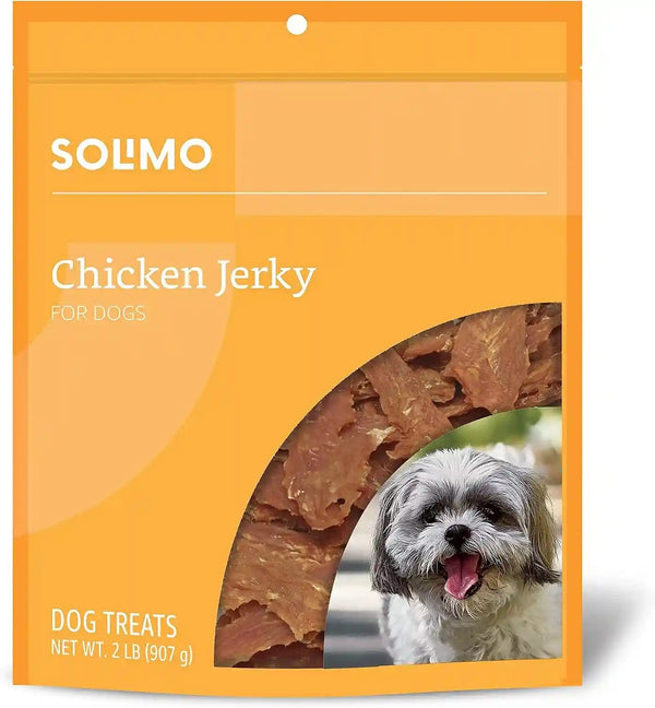 Amazon Brand - Solimo Duck Jerky Dog Treats,2 Pounds13