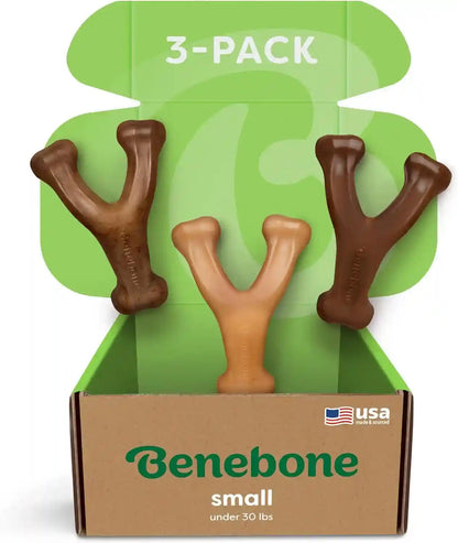 Benebone Wishbone Durable Dog Chew Toy for Aggressive Chewers, Real Bacon, Made in USA, Medium16