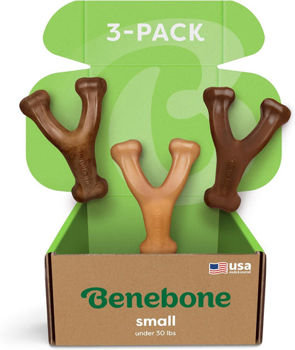 Benebone Wishbone Durable Dog Chew Toy for Aggressive Chewers, Real Bacon, Made in USA, Medium16