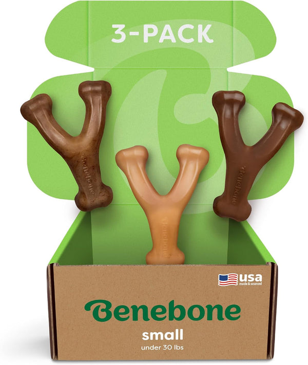 Benebone Wishbone Durable Dog Chew Toy for Aggressive Chewers, Real Bacon, Made in USA, Medium16