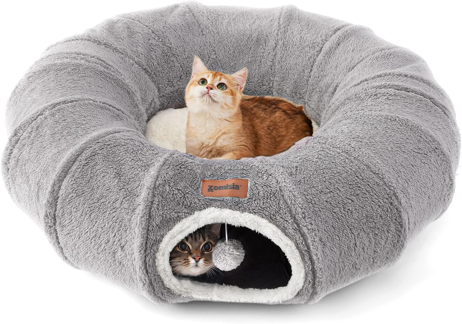 zomisia-cat-tunnel-bed-for-indoor-cats-cute-cat-donut-toy-tunnel-for-small-large-cats-peekaboo-pet-cave-play-tunnel-toys-for-kitten-rabbit-beige
