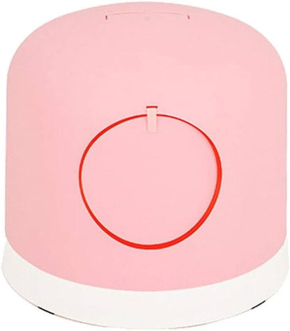 Dog Potty Training Toilet ﻿ Pet Cat Supplies Basin Large Fully Enclosed Litter Box Toilet Space Potty(Pink)1