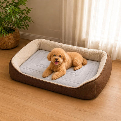 Cat Bed Mat, Memory Foam, Waterproof Non-Slip Base, 24 X 16 in | Soft Coral Fleece, Slow-Rebound Memory Foam and Full Rubber Backing; Machine Washable for Crates, Pet Beds and Floors.8