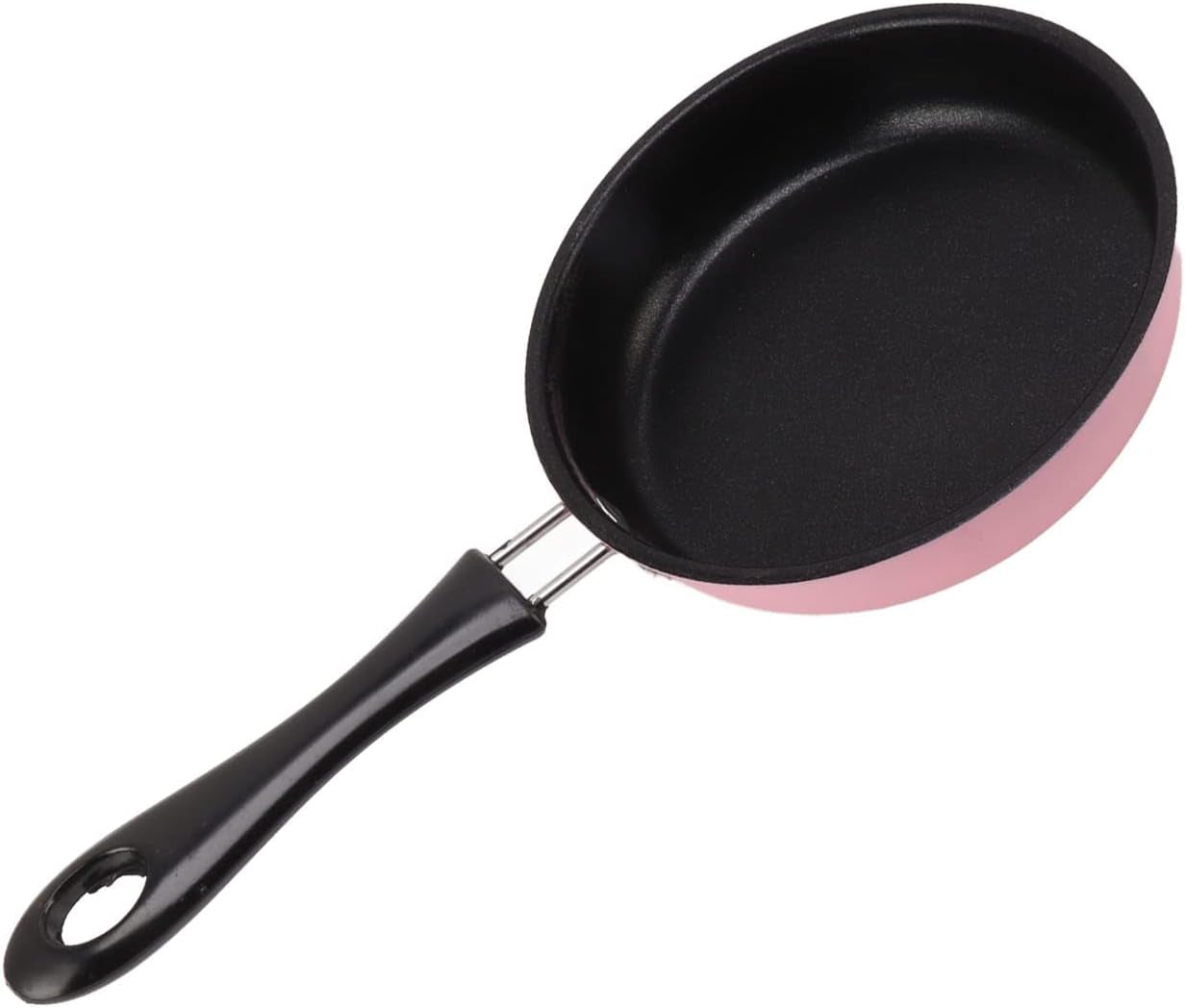3-inch-smamini-frying-pan-stainless-steel-nonstick-egg-pan-12cm-induction-safe-with-long-handle-for-quick-breakfast-cooking-pink