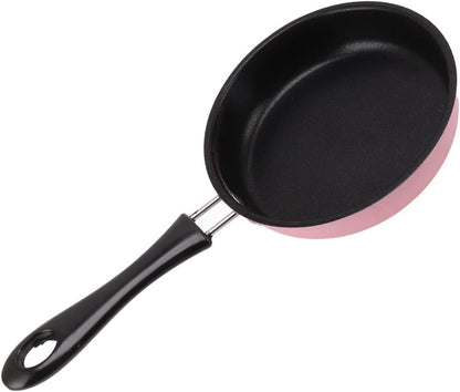 3 Inch Smamini Frying Pan Stainless Steel Nonstick Egg Pan 12Cm Induction Safe with Long Handle for Quick Breakfast Cooking (Pink)4