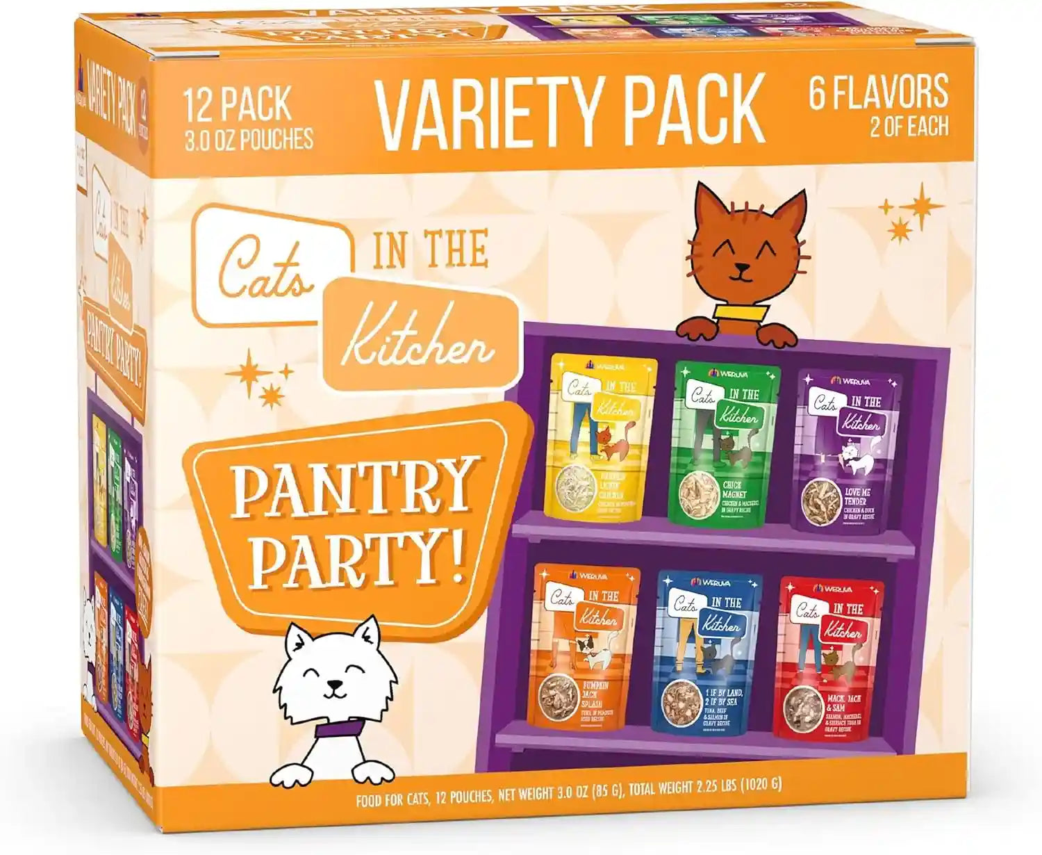 weruva-cats-in-the-kitchen-pantry-party-pouch-variety-pack-in-gravy-cat-food-3oz-pouch-pack-of-12