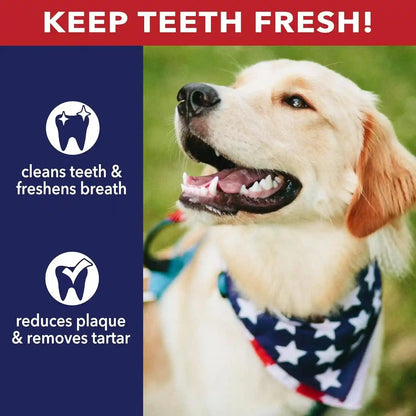 Pet Factory 100% Made in USA Beefhide Chip Rolls Dog Rawhide Chews, Thick, Dog Chews Long Lasting from American Cattle, Dog Chew Bones, 5 Inches (Pack of 22)7