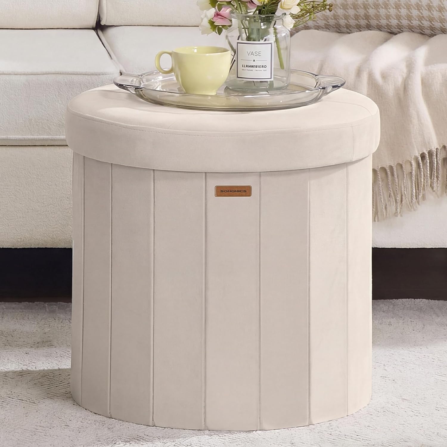 songmics-mazie-collection-round-storage-ottoman-folding-footrest-stool-with-removable-lid-easy-assembly-velvet-vanity-stool-for-bedroom-living-room-entryway-cappuccino-beige-ulsf608l01
