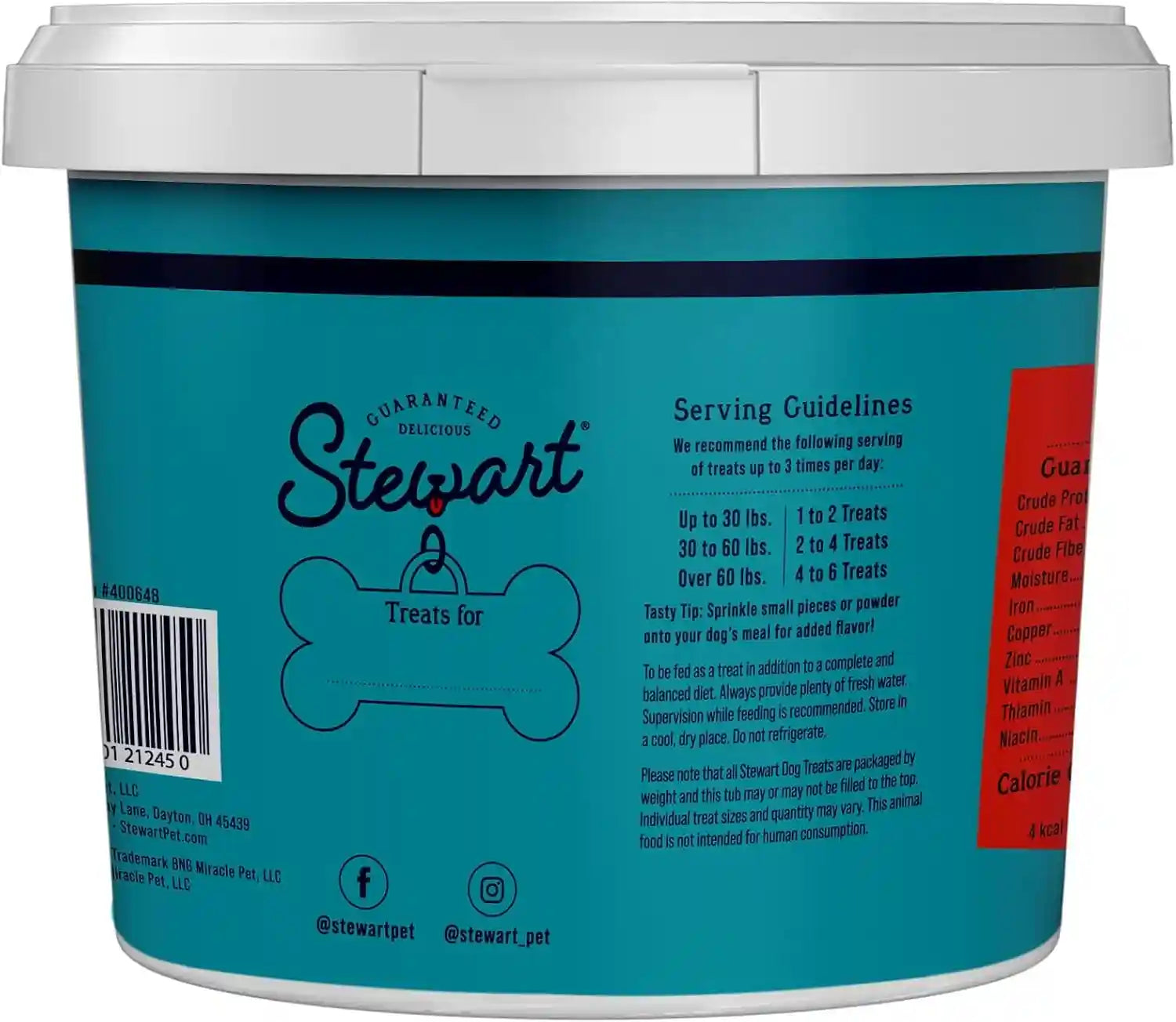 stewart-freeze-dried-dog-treats-100-beef-liver-21-oz-tub-premium-quality-raw-protein-single-ingredient-high-protein-training-treats-food-topper-no-refrigeration-cat-friendly