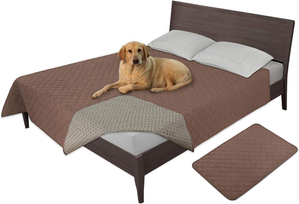 Easy-Going 100% Waterproof Dog Bed Cover, Non-Slip Pet Blanket for Furniture, Washable Couch Cover, Repleasement Sofa Cover (68X82 In,Gray)24