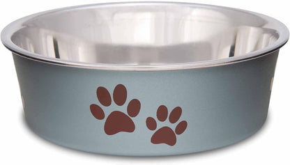 Loving Pets Bella Dog Bowls- Stainless Steel Dog & Cat Bowls - Spill Proof Dog Food Bowl, Cat Bowl, Puppy Essentials & Pet Supplies Great for Home & Travel (Medium 20-35 Lbs, Blueberry)28