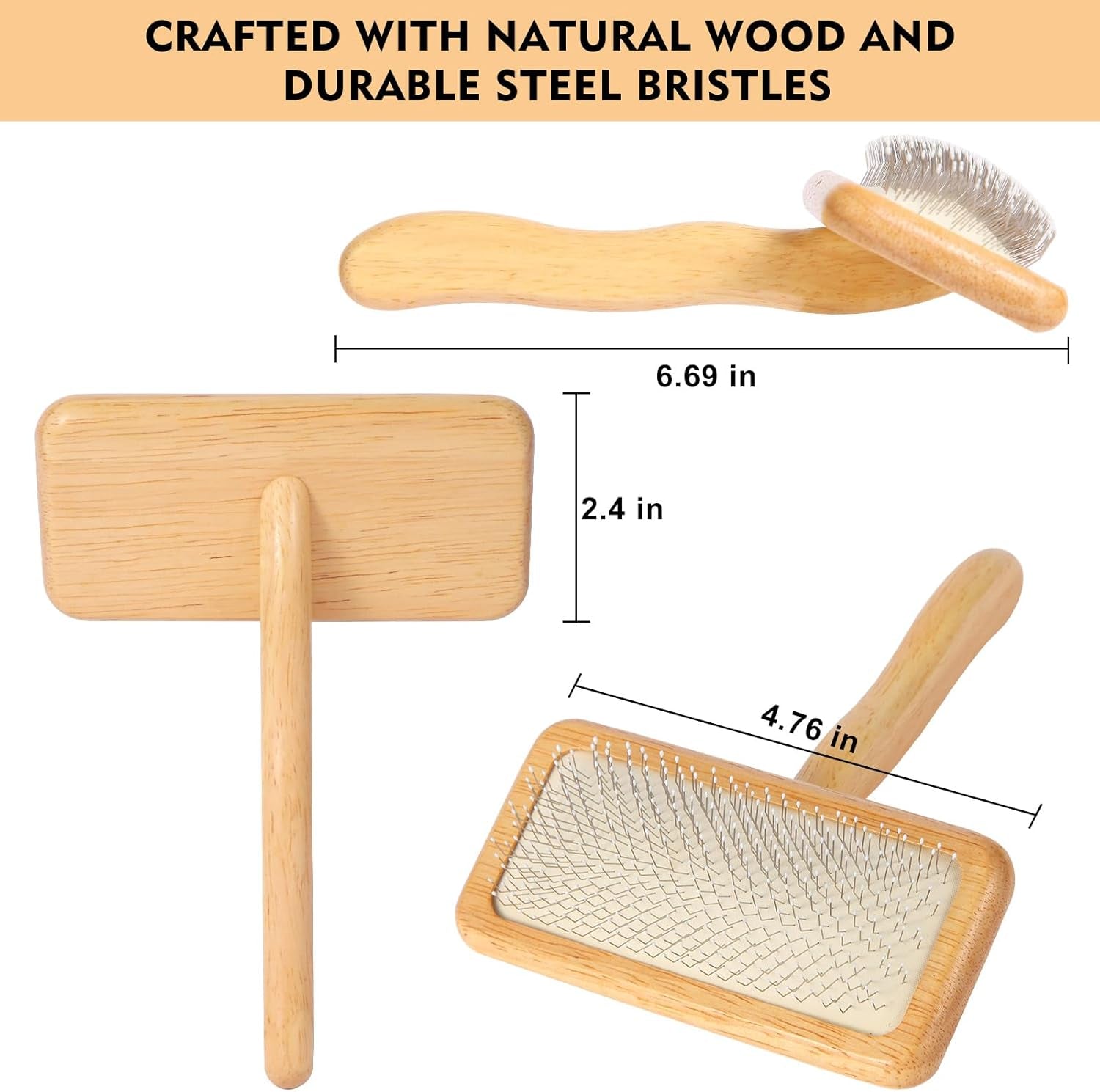slicker-brush-for-dogs-cats-dog-cat-brush-for-shedding-grooming-deshedding-tool-loose-fur-removal-undercoat-removal-gentle-coated-tips-air-cushion-pad-long-short-hair-pet-detangling