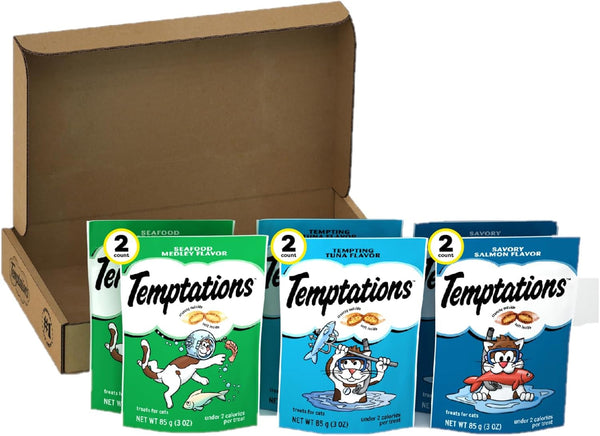 Temptations Classic Crunchy Cat Treats, Feline Favorites, 3 Oz, 4 Pack | under 2 Calories per Treat, 100% Complete & Balanced for Adults, Resealable Pouches, Use as Snack, Meal, or Food Topper11